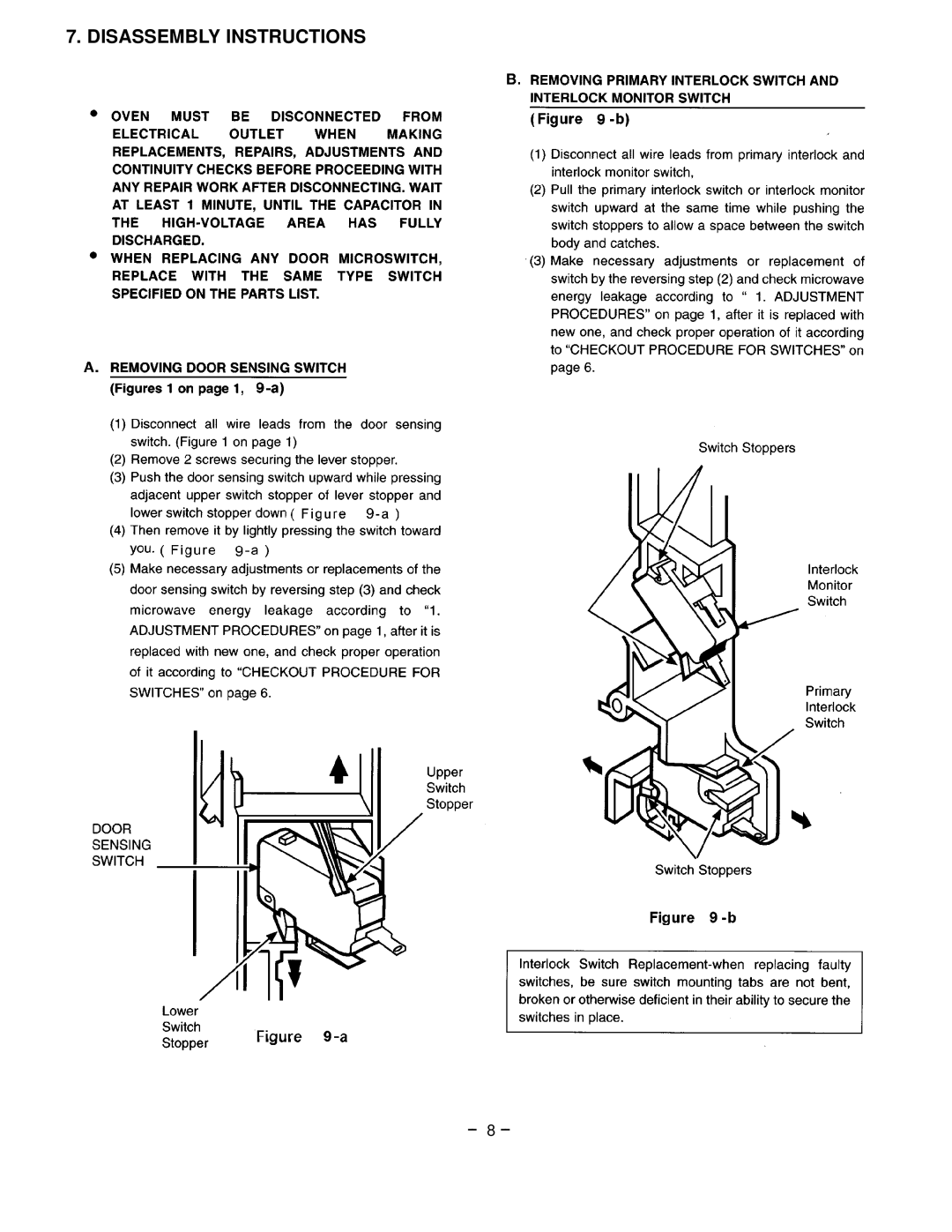 Garland EM-S85 service manual Disassembly Instructions 