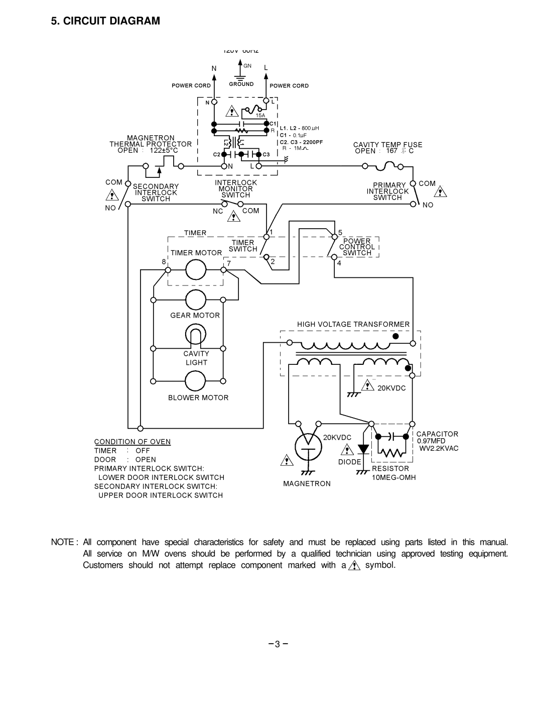 Garland EM-S85 service manual Circuit Diagram 