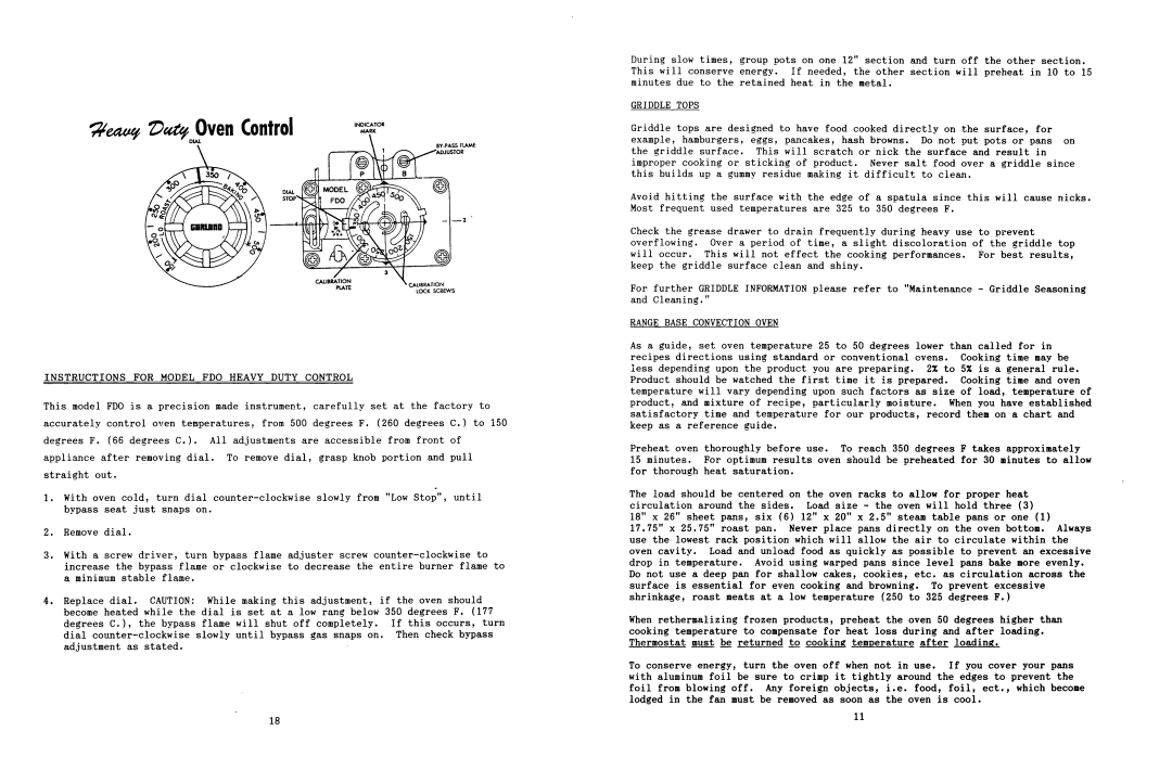 Garland G30A, G280 manual 