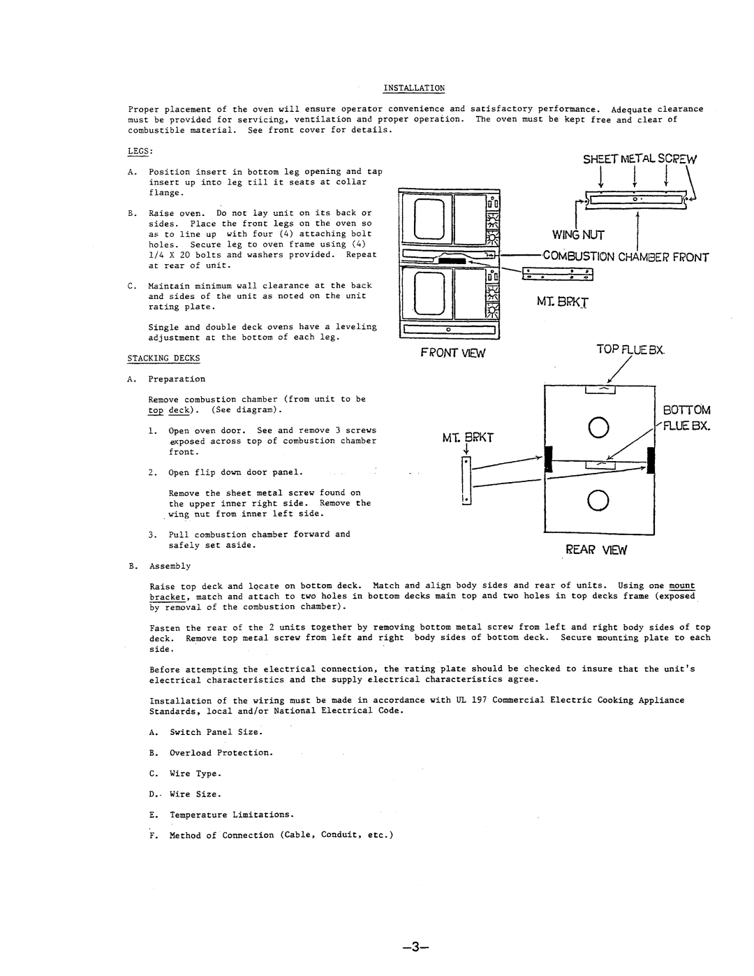 Garland TTE3/4-X, TTE3/4ECH manual 