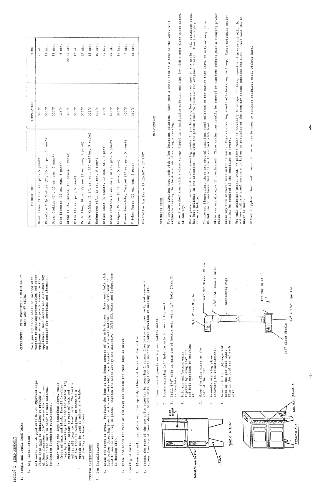 Garland UCO-G-25, UCO-G-05 manual 