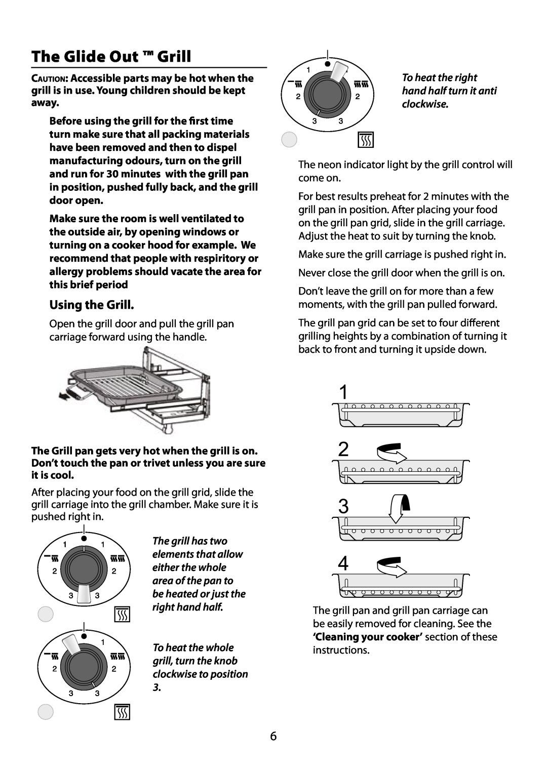 Garmin 210 GEO T DL user manual The Glide Out Grill, Using the Grill 