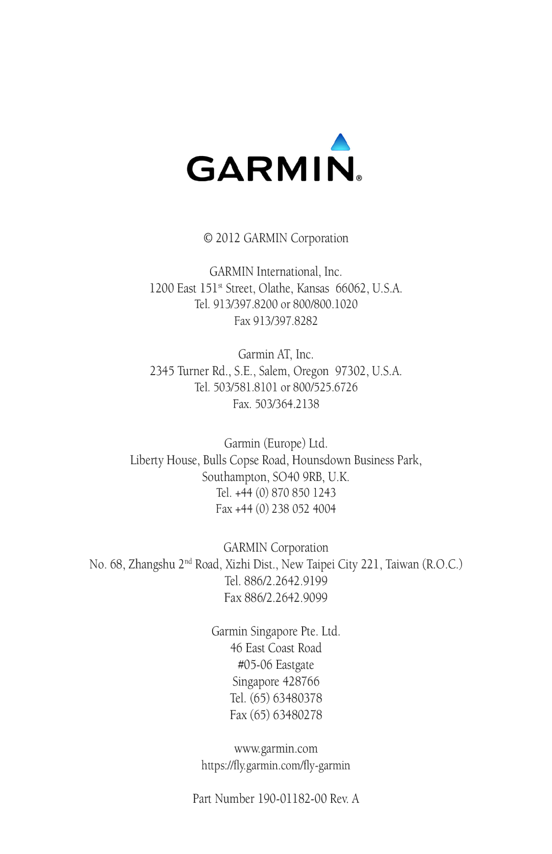 Garmin 225B, 225A manual 