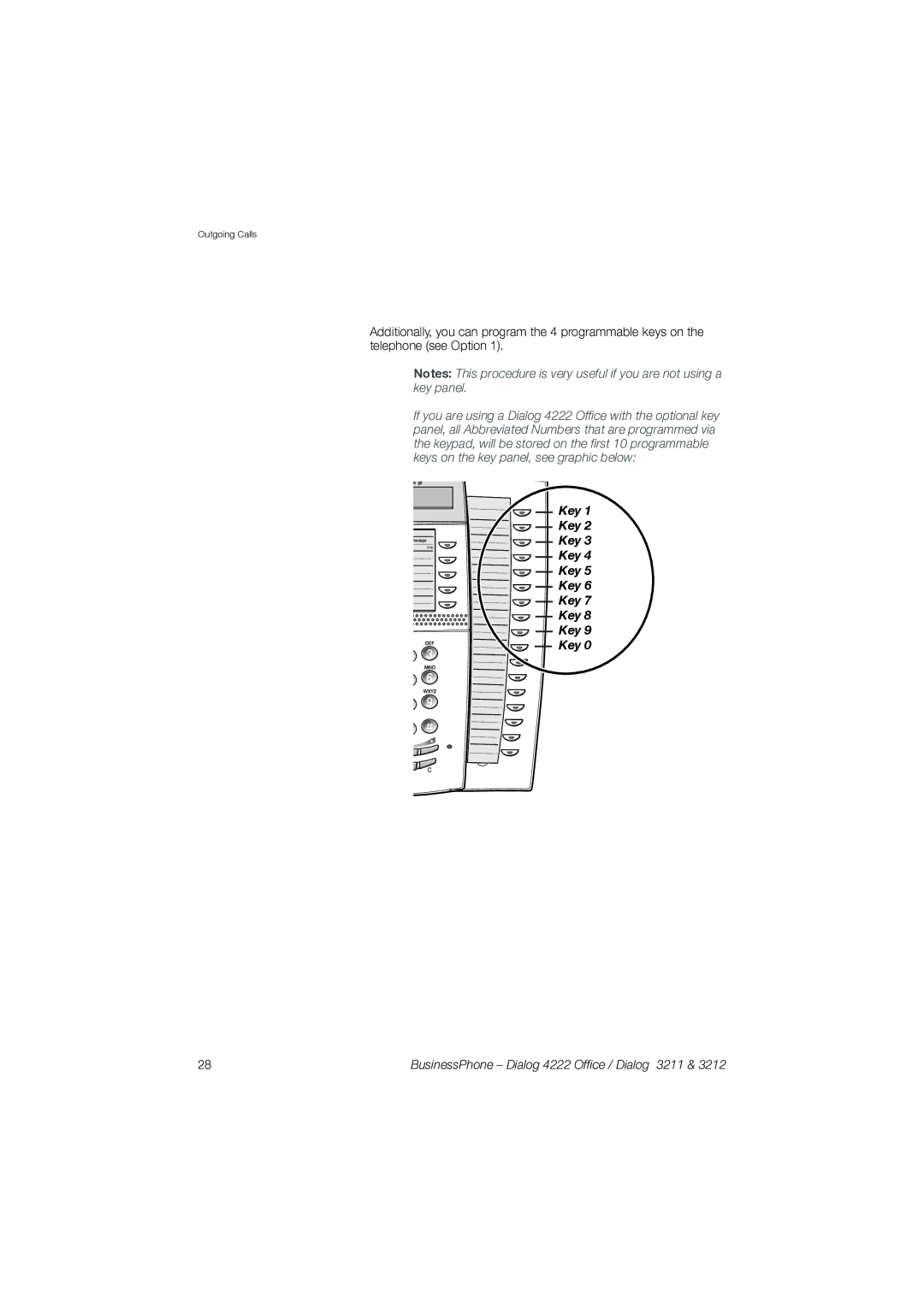 Garmin 3211 manual Key 