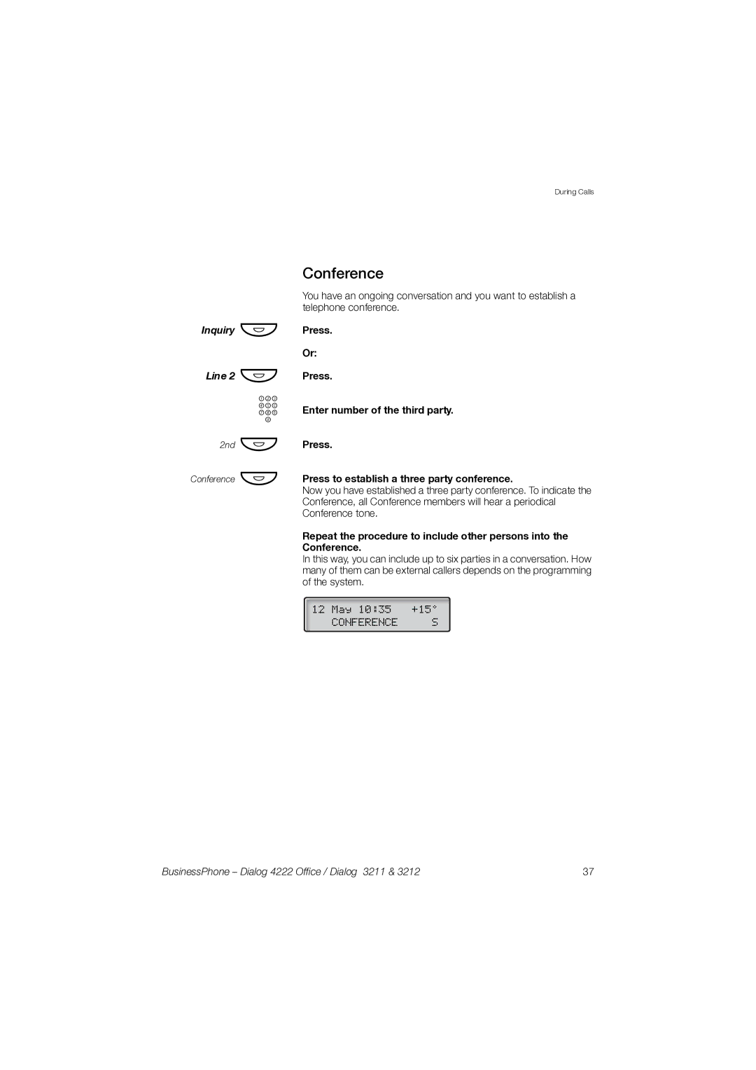 Garmin 3211 manual Conference 