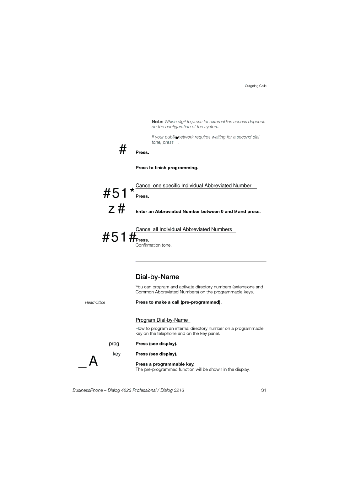 Garmin 4223 manual #51#, Ôkey, Dial-by-Name 