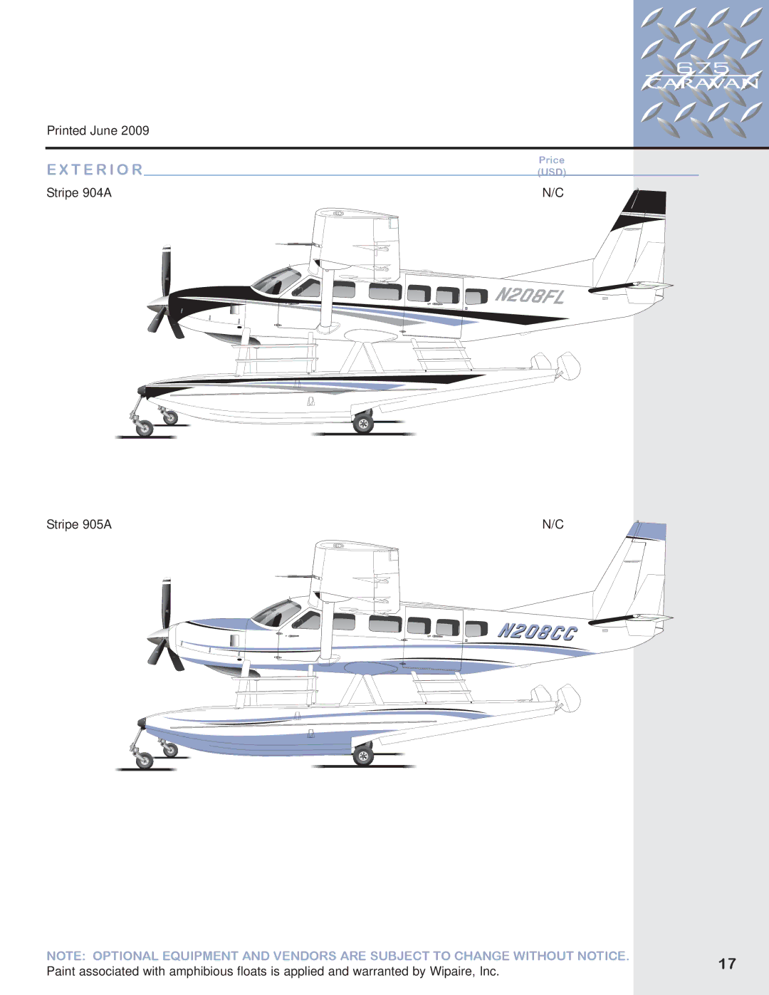 Garmin 675 manual Stripe 904A Stripe 905A 