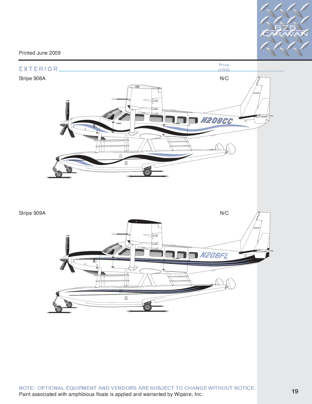 Garmin 675 manual Stripe 908A Stripe 909A 