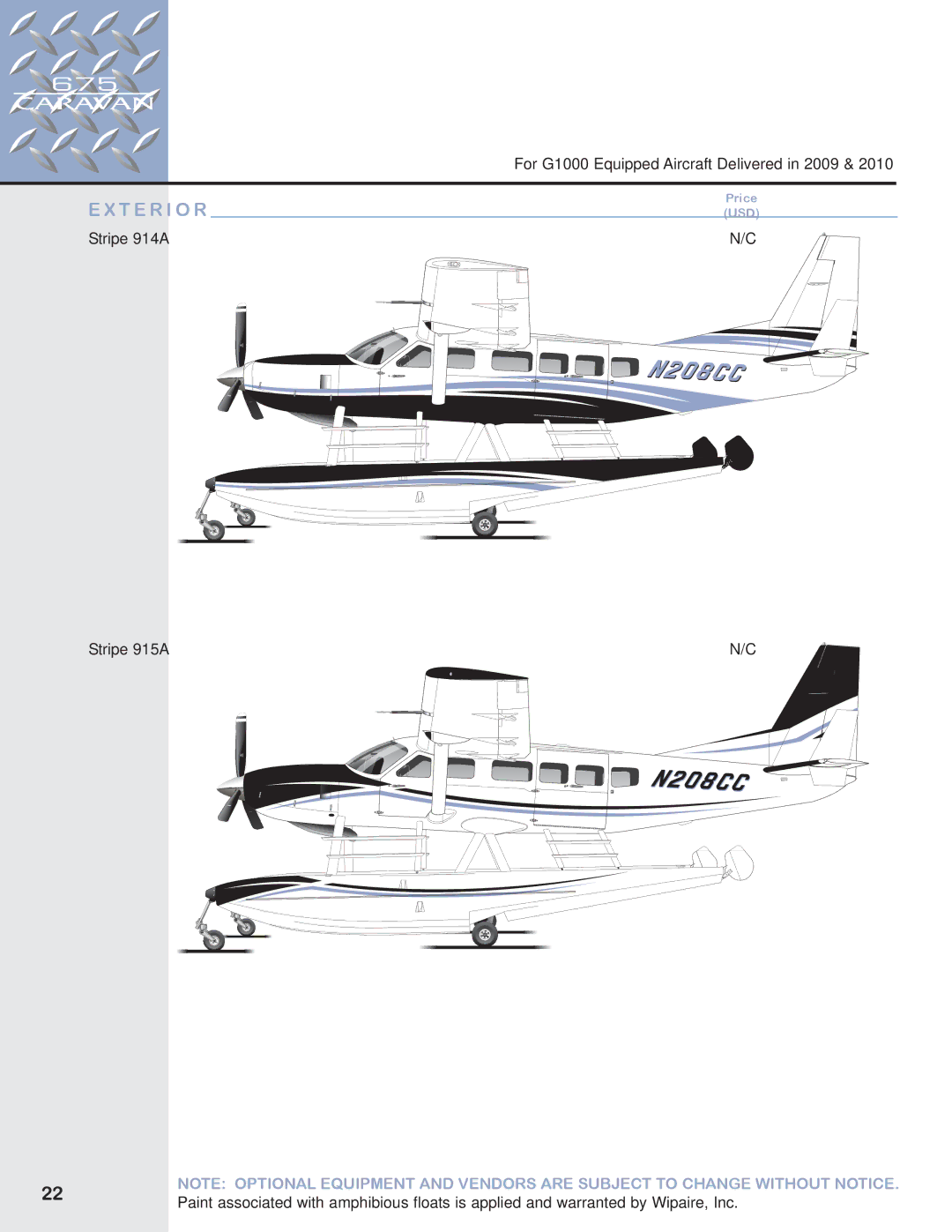 Garmin 675 manual Stripe 914A Stripe 915A 