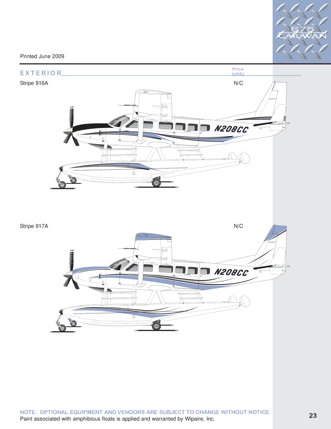 Garmin 675 manual Stripe 916A Stripe 917A 