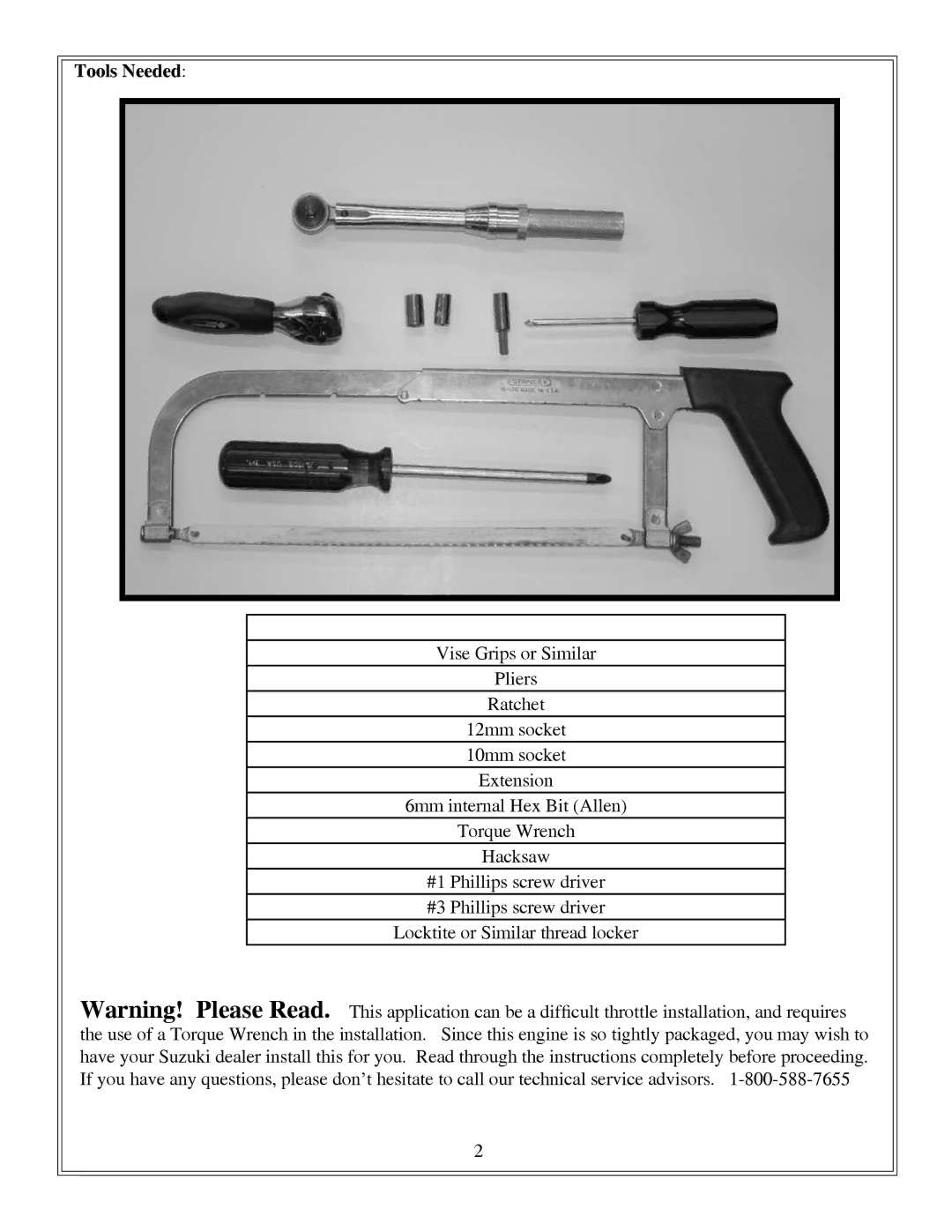 Garmin 906-1090-05 installation instructions Tools Needed 