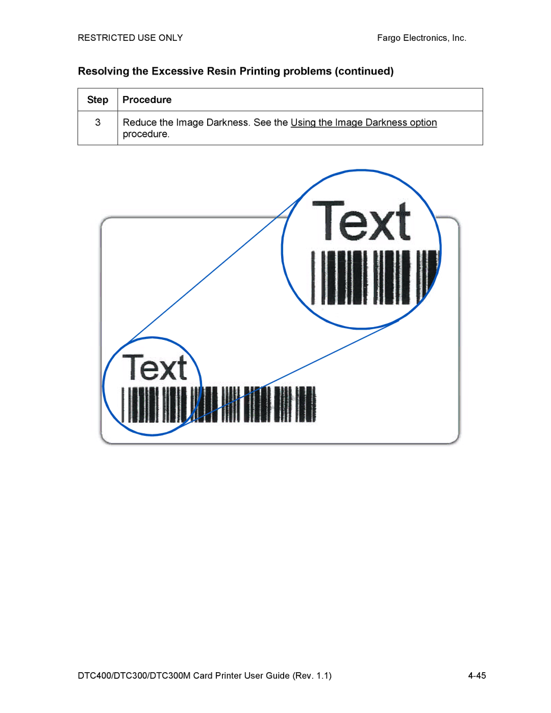 Garmin DTC300 manual Resolving the Excessive Resin Printing problems 