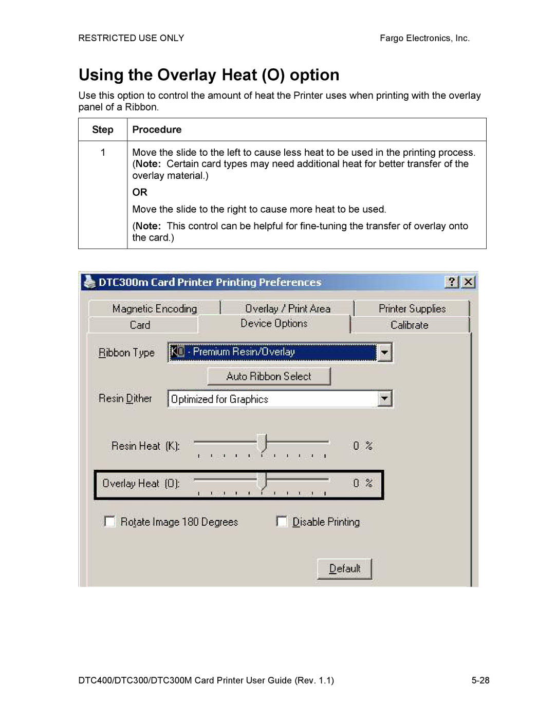 Garmin DTC300 manual Using the Overlay Heat O option 