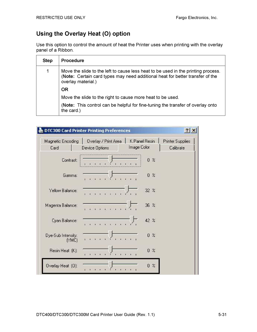 Garmin DTC300 manual Using the Overlay Heat O option 