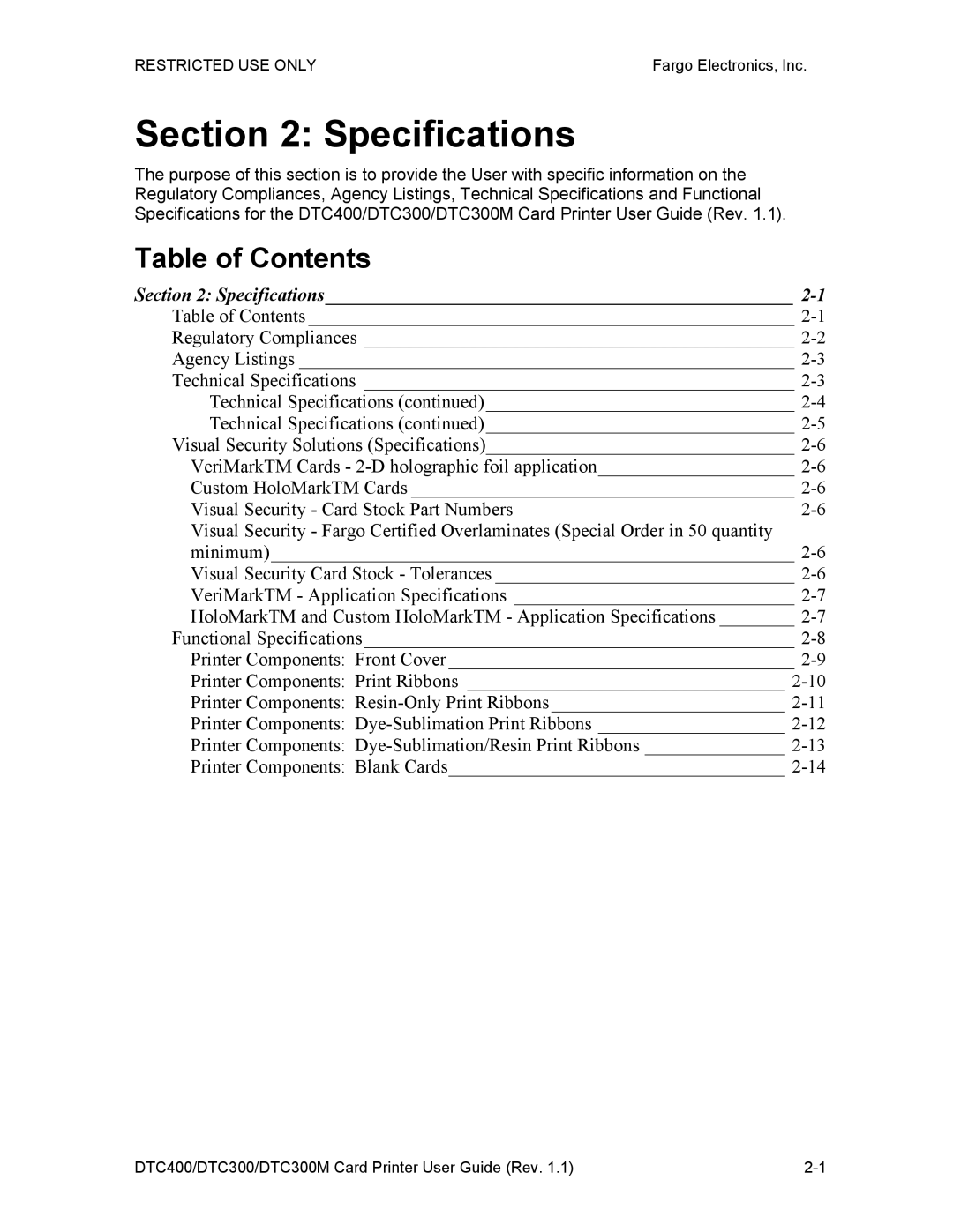 Garmin DTC300 manual Specifications 