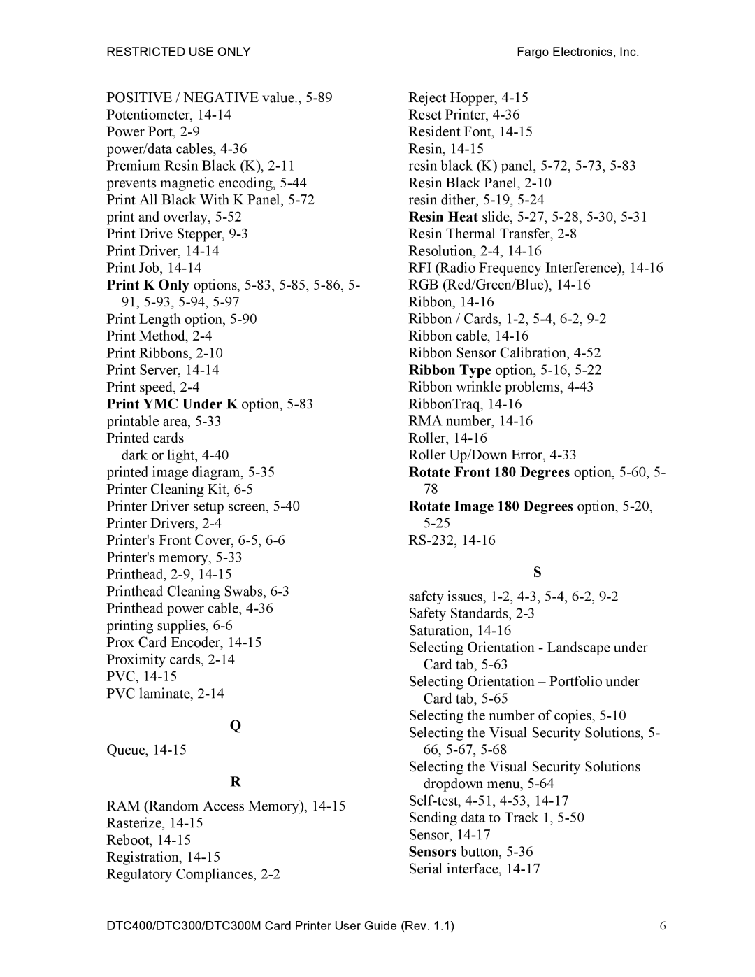 Garmin DTC300 manual Print YMC Under K option, 5-83 printable area 