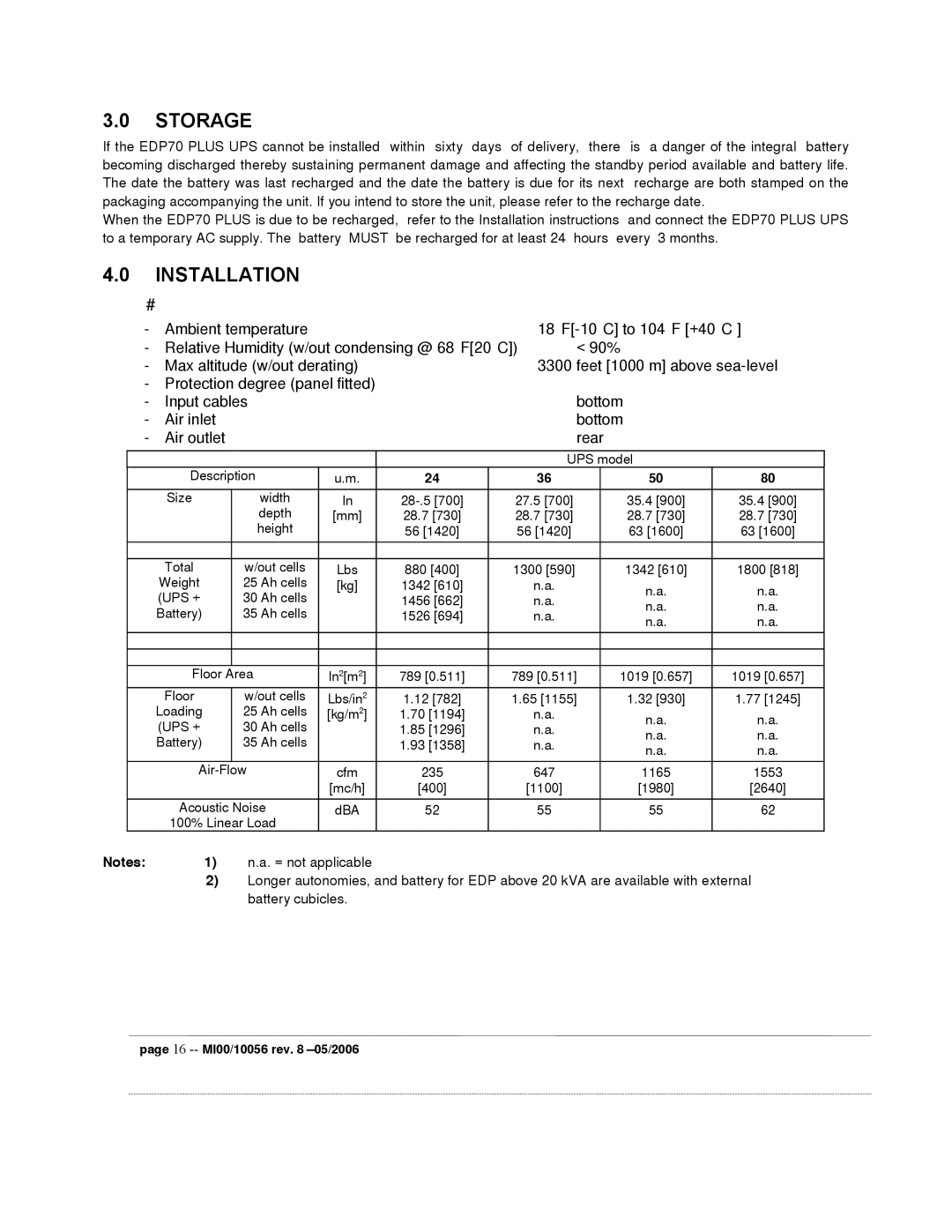 Garmin EDP70 manual Storage 