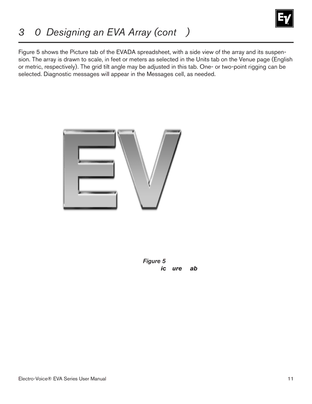 Garmin EVA-2082S/920, EVA-2082S/906, EVA-2082S/126 user manual Evadatm Picture tab 