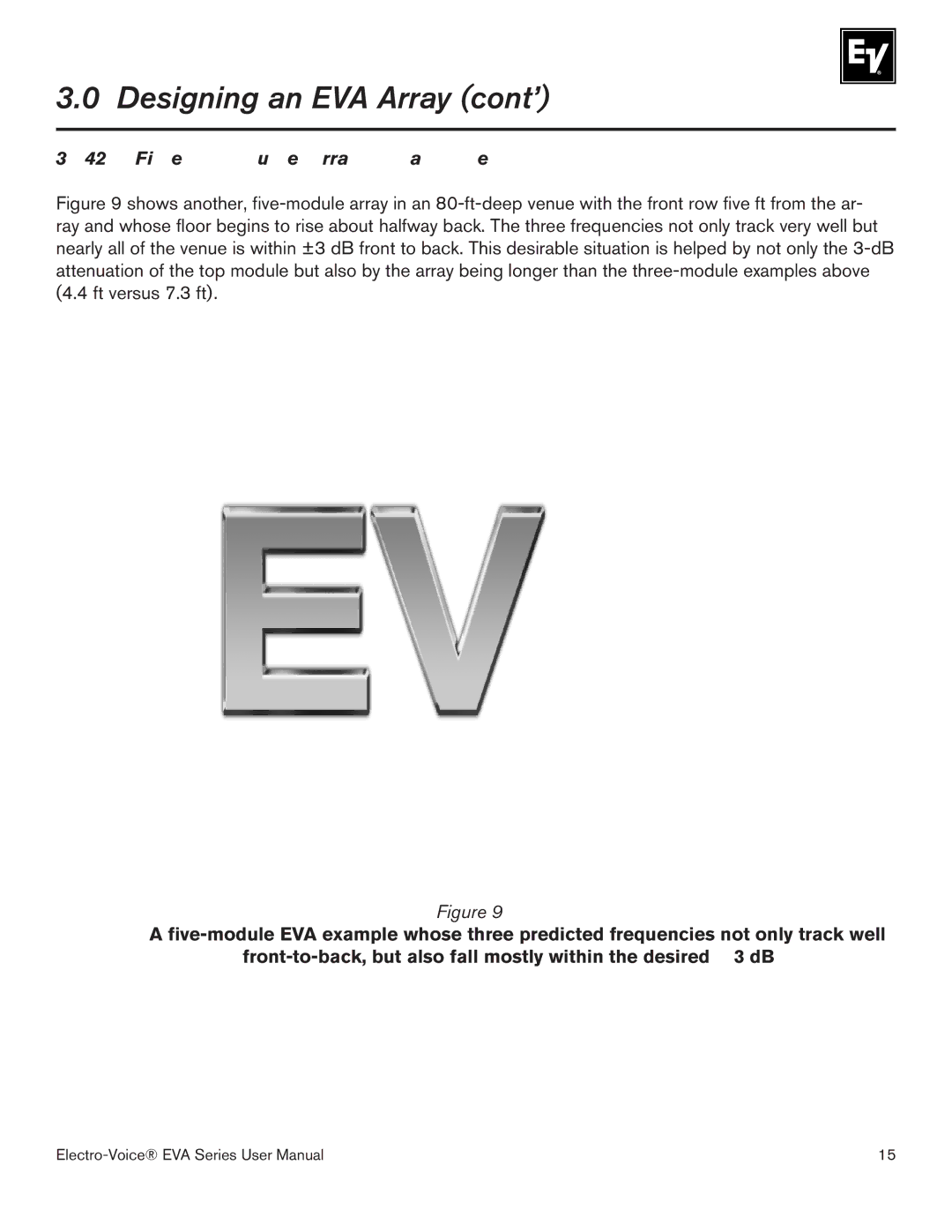 Garmin EVA-2082S/906, EVA-2082S/126, EVA-2082S/920 user manual Five-Module Array Example 