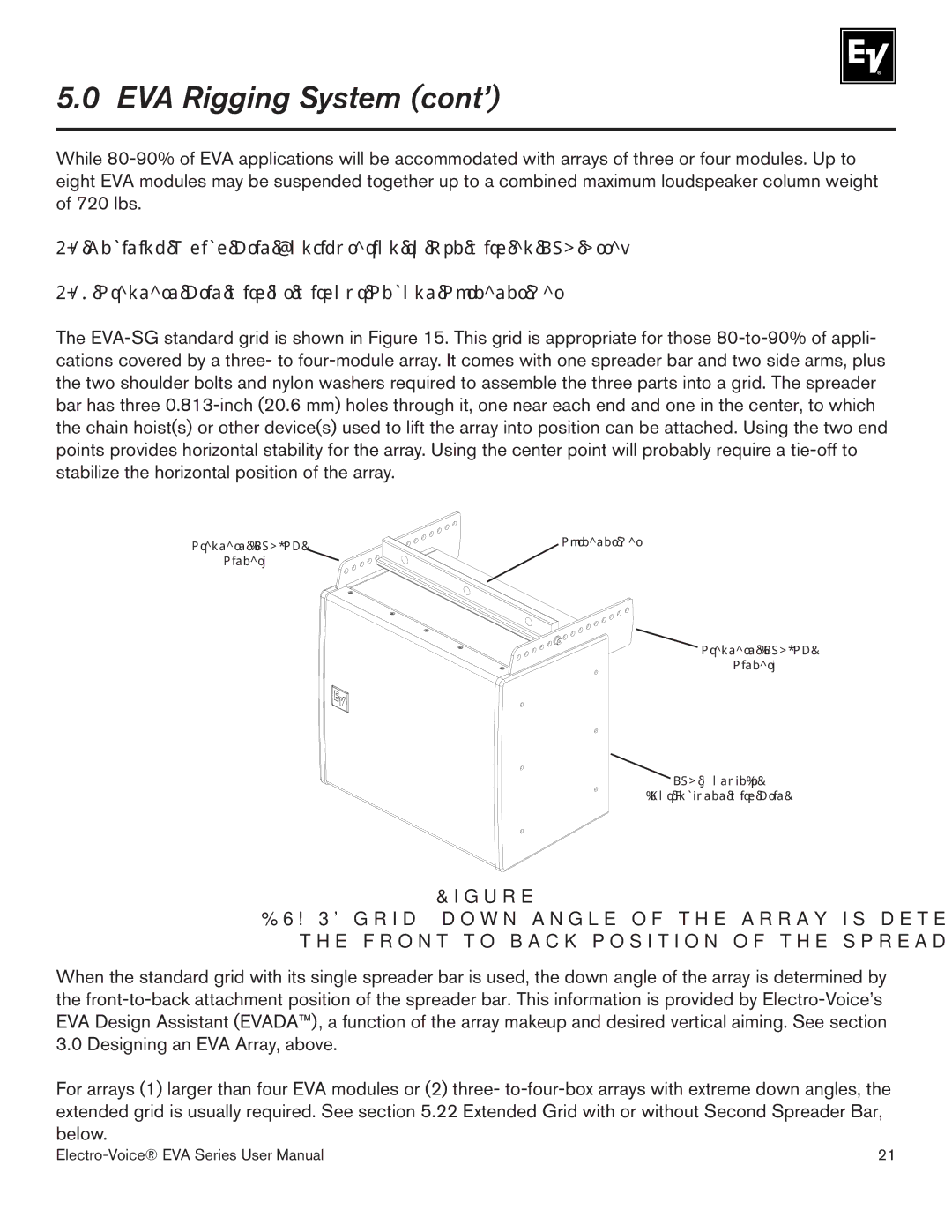 Garmin EVA-2082S/906, EVA-2082S/126, EVA-2082S/920 user manual EVA Rigging System cont’ 