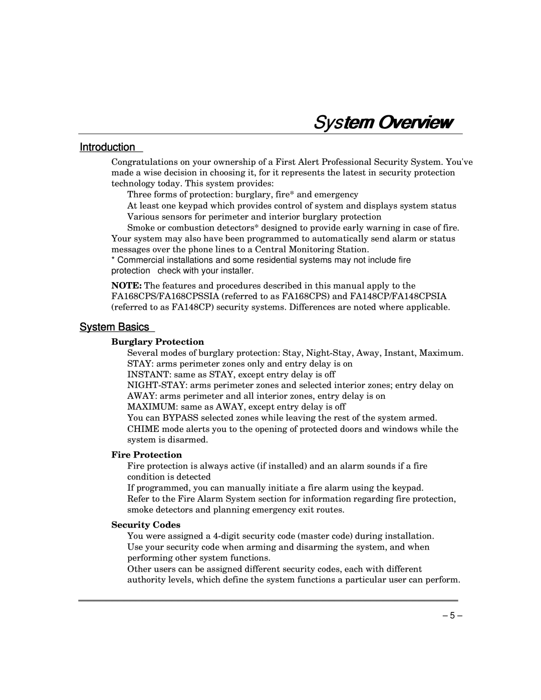 Garmin FA168CPS manual System Overview, Introduction, System Basics 