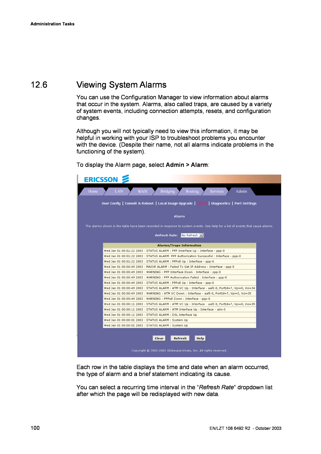 Garmin HM210DP/DI manual Viewing System Alarms 