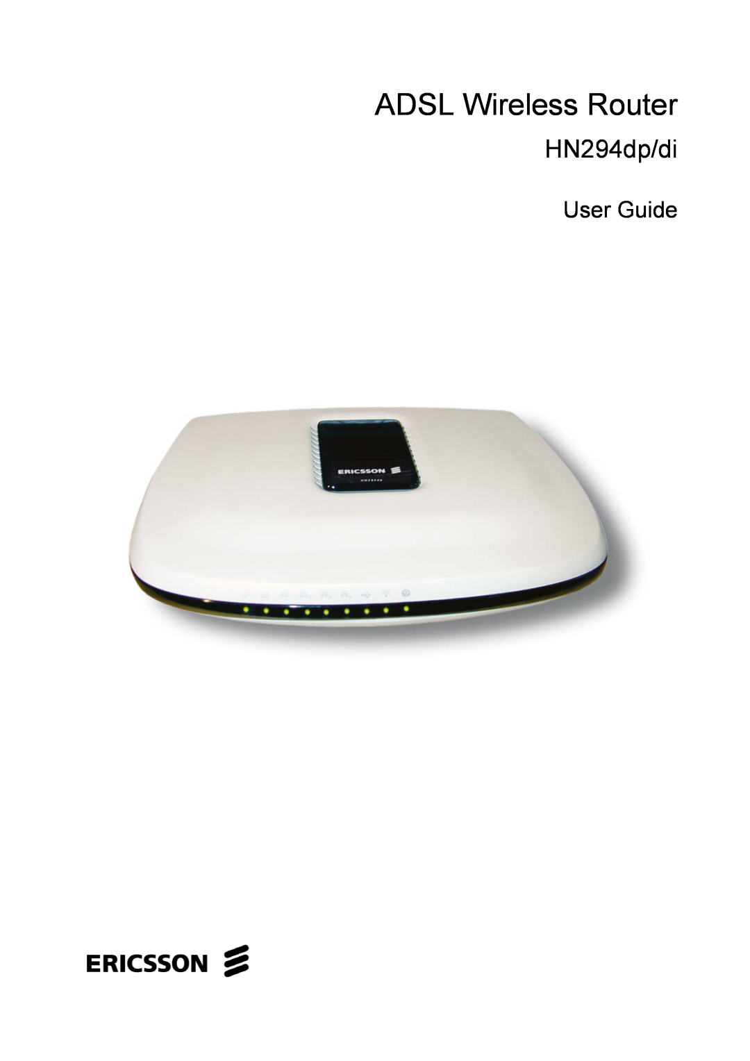 Garmin HN294DP/DI manual ADSL Wireless Router, HN294dp/di, User Guide 
