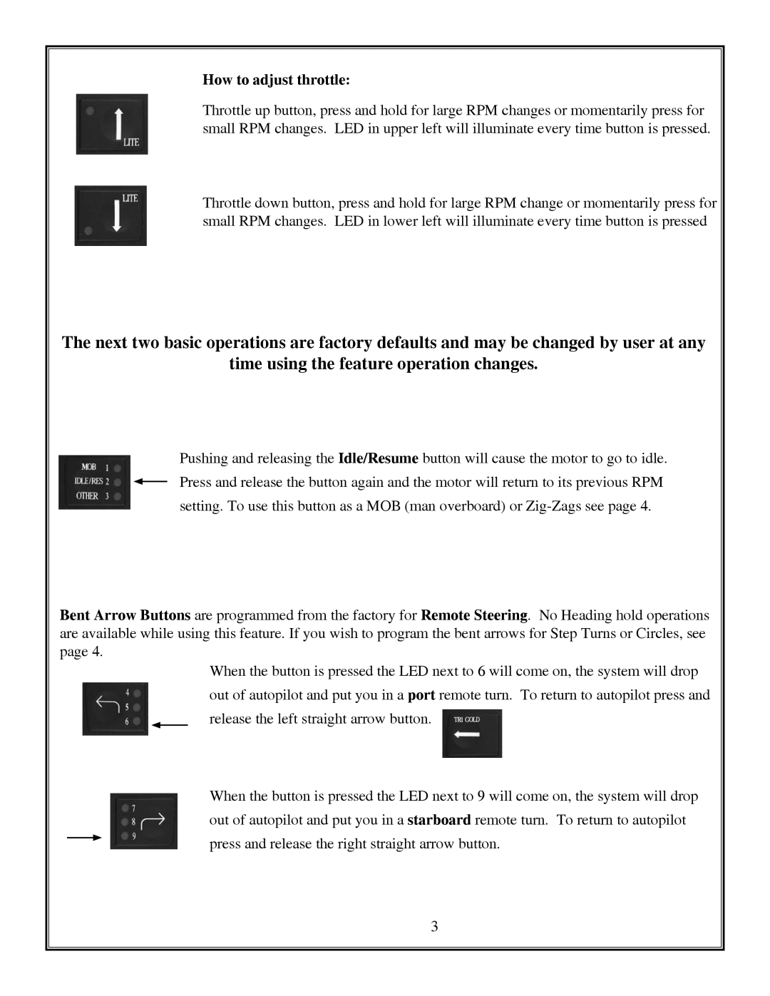 Garmin PN 906-2001-00 manual How to adjust throttle 