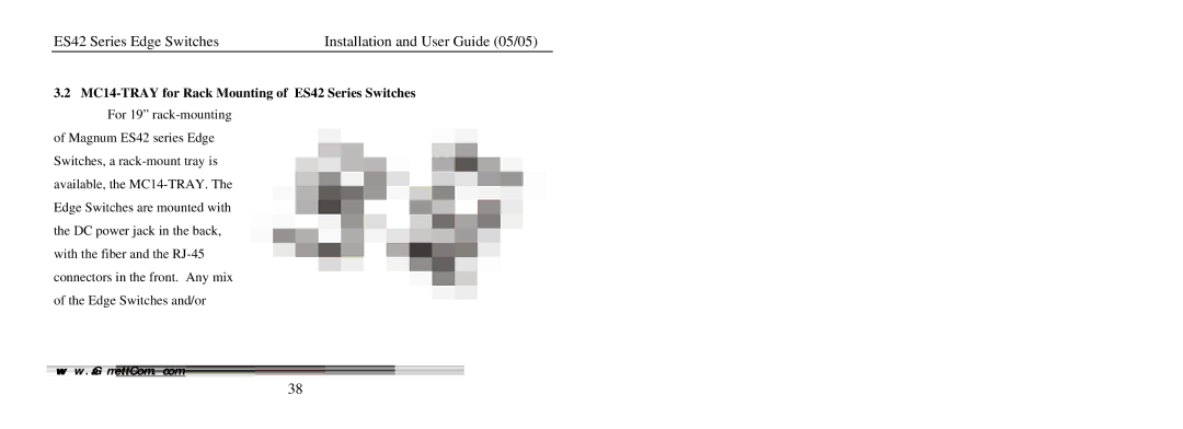 GarrettCom manual ES42 Series Edge Switches Installation and User Guide 05/05 