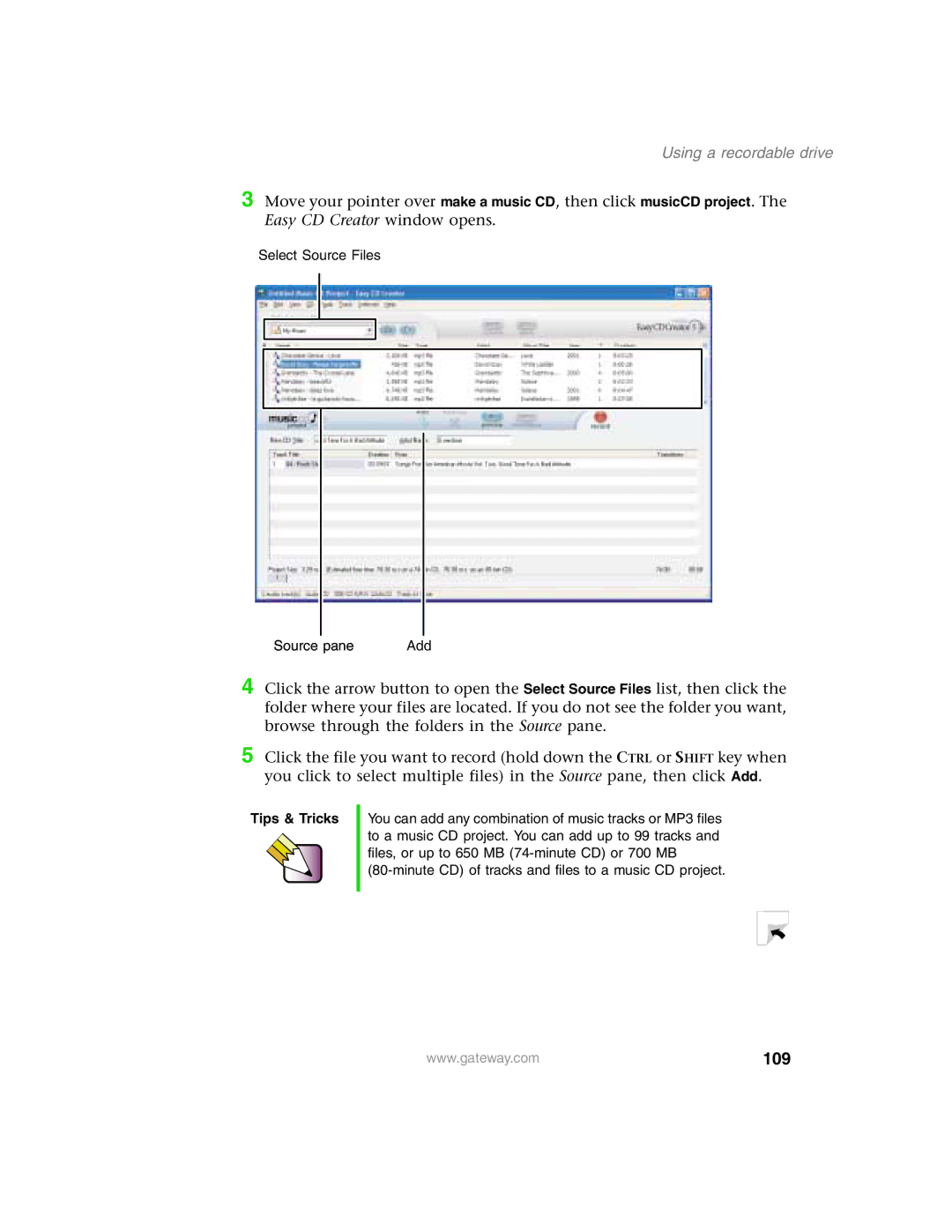 Gateway 1450 specifications 109 