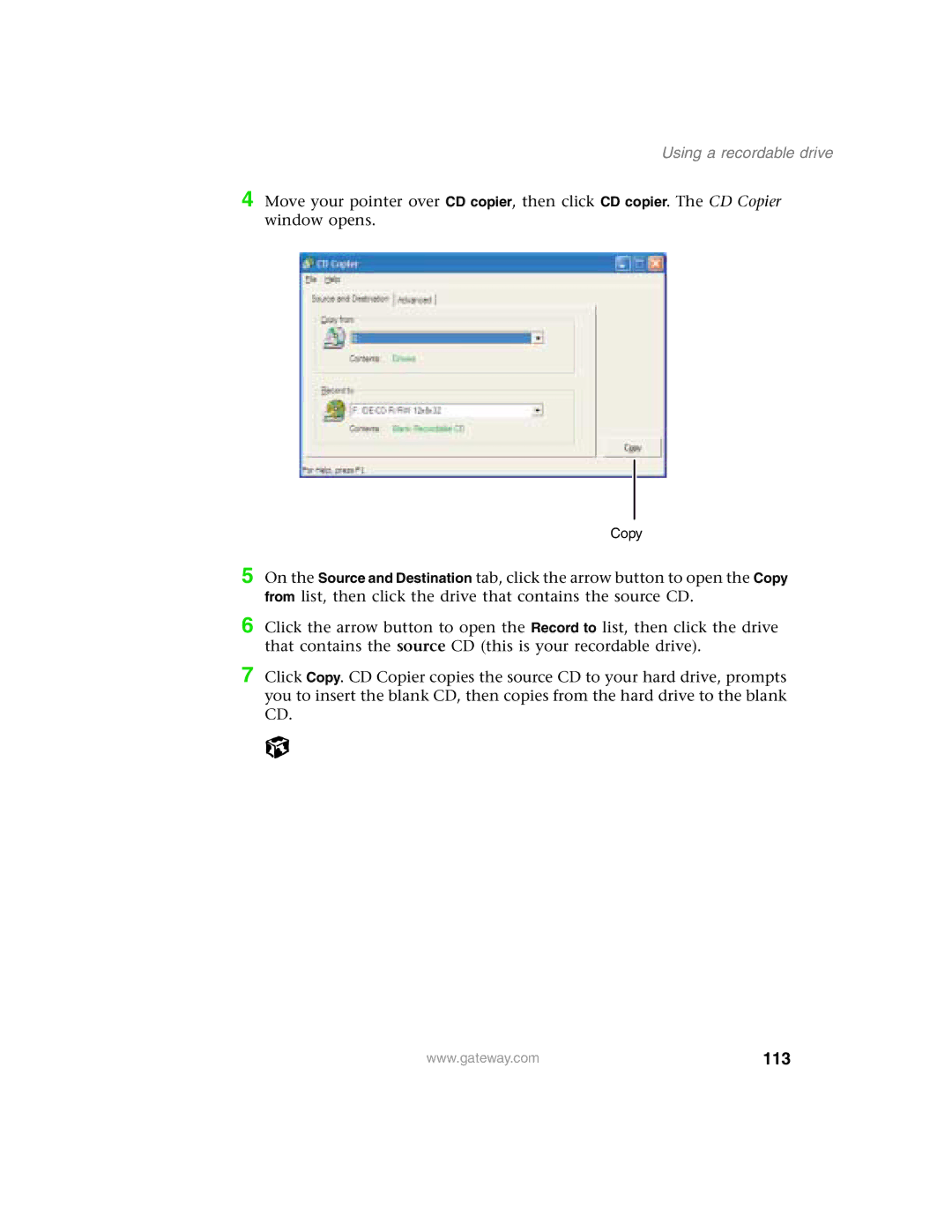 Gateway 1450 specifications 113 