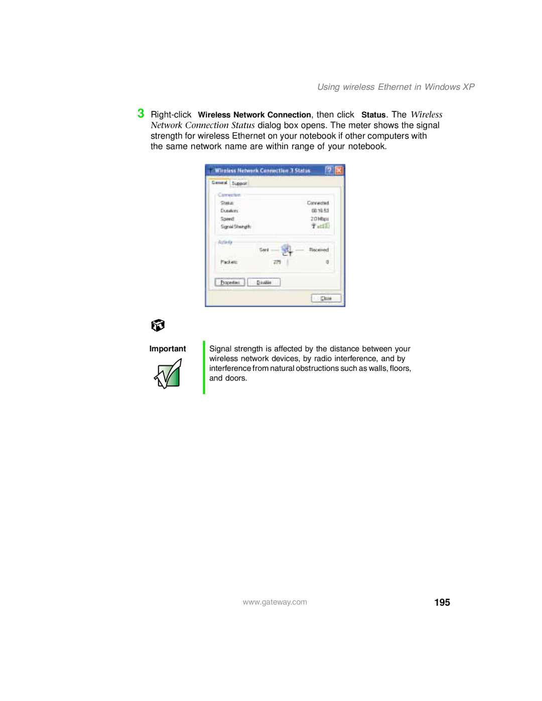 Gateway 1450 specifications 195 