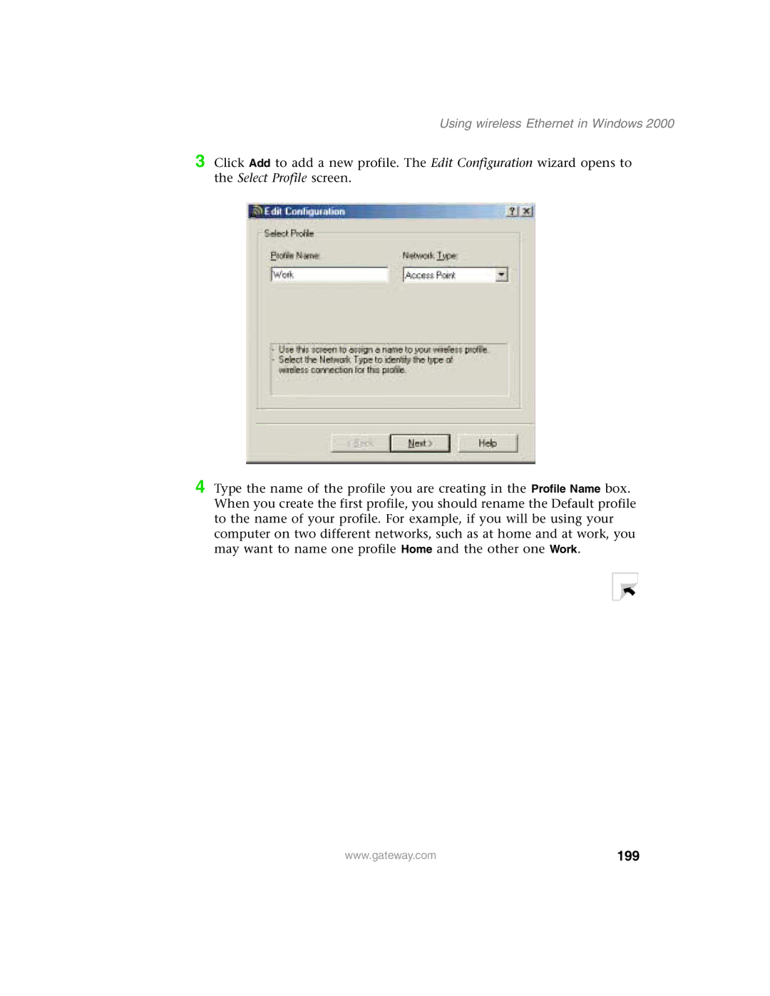 Gateway 1450 specifications 199 