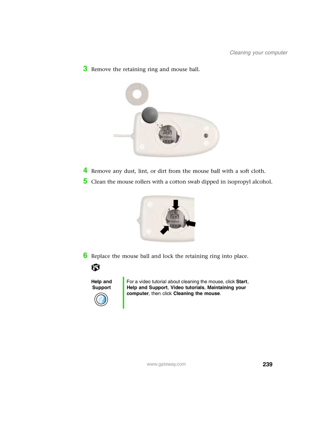 Gateway 1450 specifications 239 