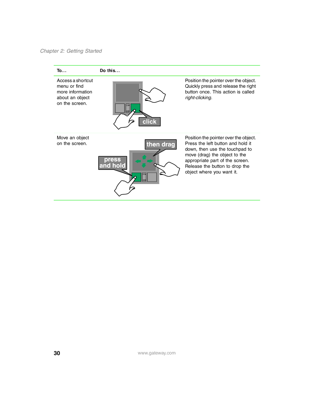 Gateway 1450 specifications Getting Started 