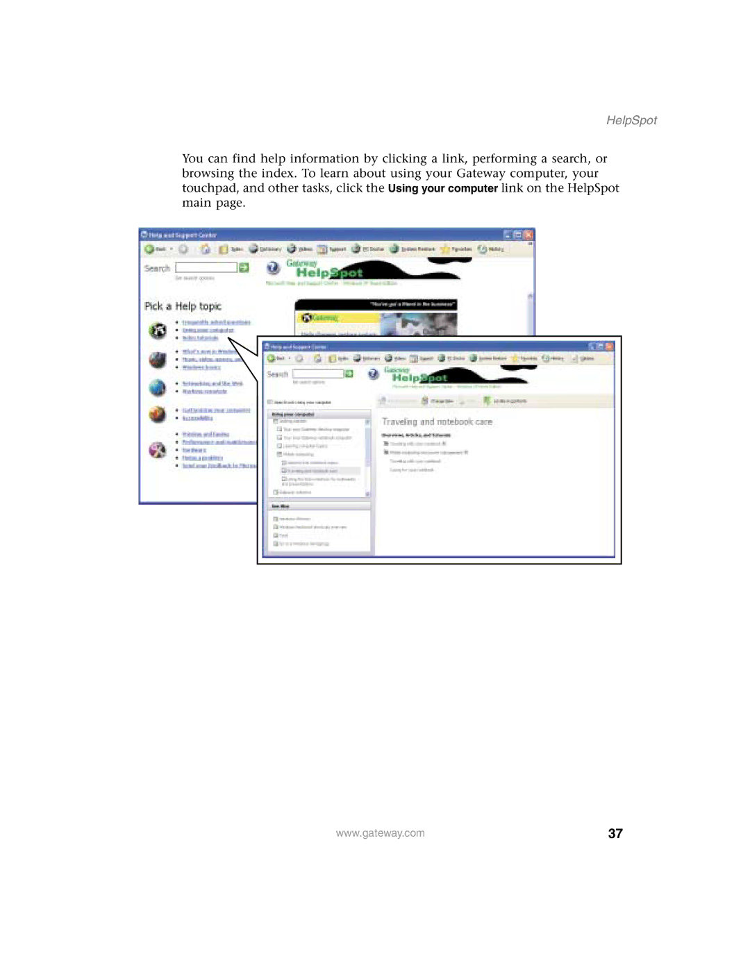 Gateway 1450 specifications HelpSpot 