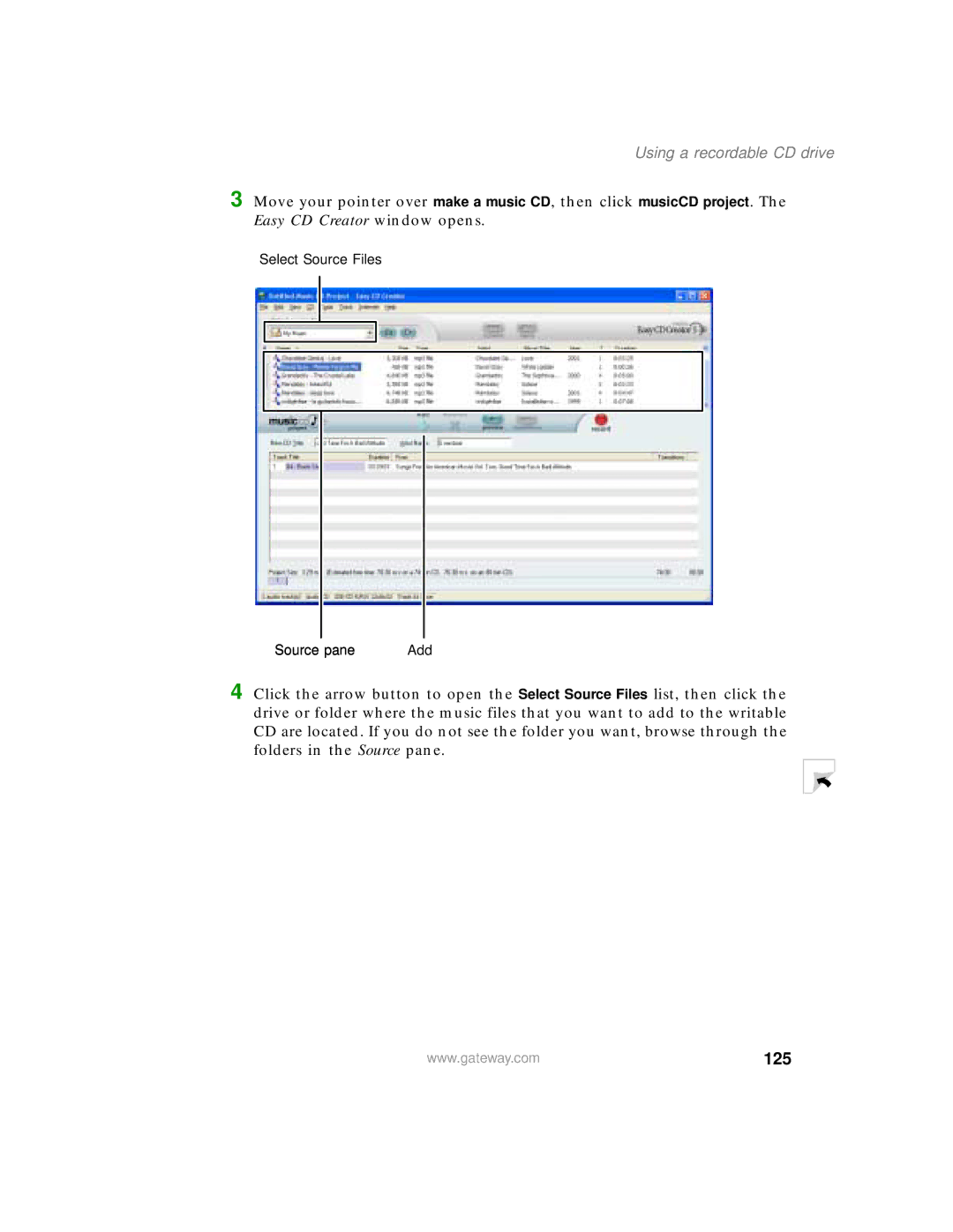 Gateway 200 manual 125 