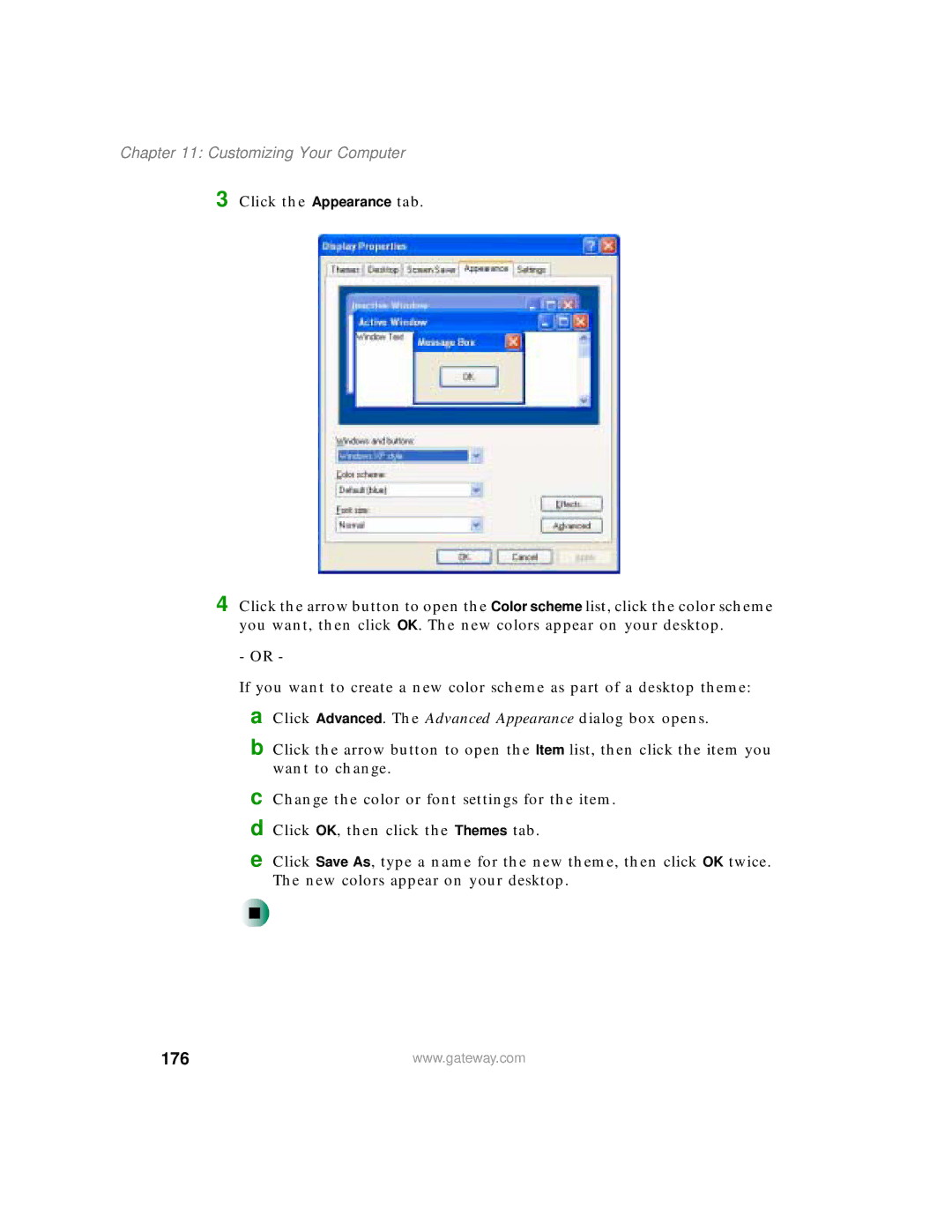 Gateway 200 manual 176 