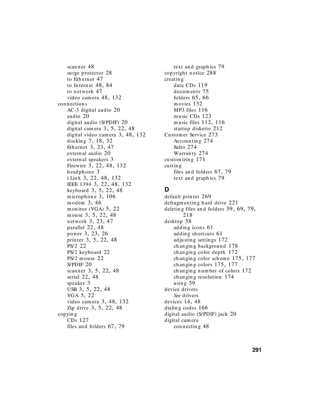 Gateway 200 manual Link 3, 22, 48, 291 