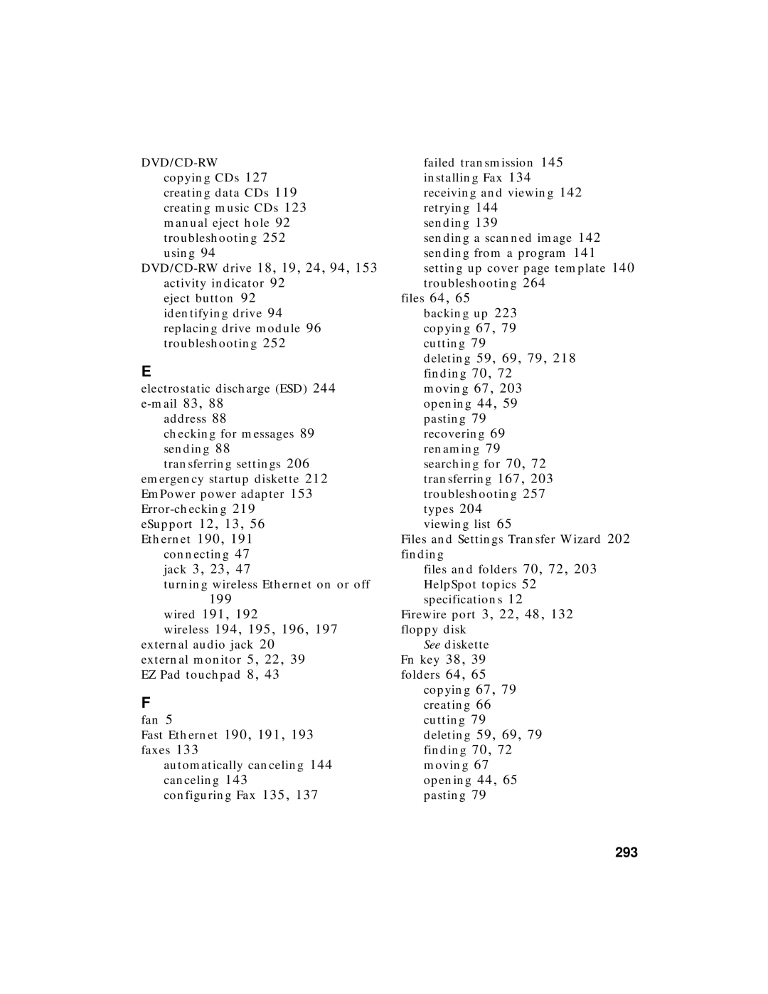 Gateway 200 manual 199, 293 