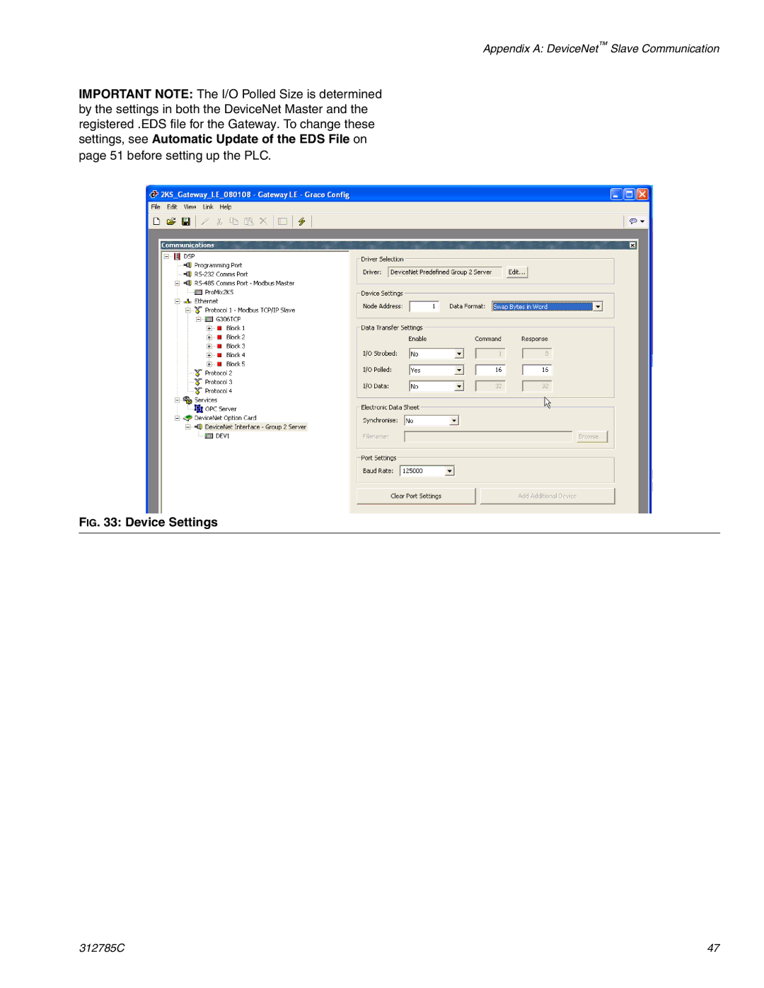 Gateway 312785C important safety instructions Device Settings 