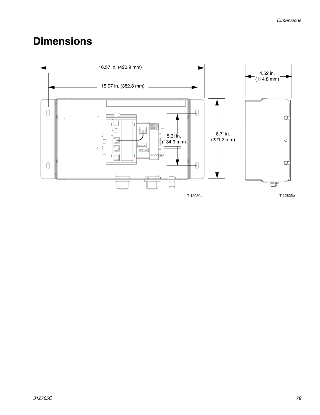 Gateway 312785C important safety instructions Dimensions 