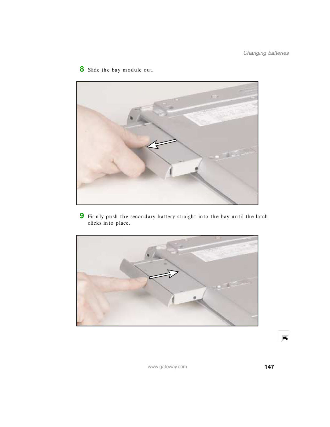 Gateway 450 manual 147 