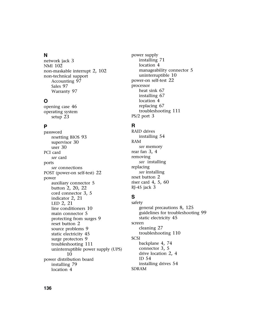 Gateway 955 manual 136, Ram 