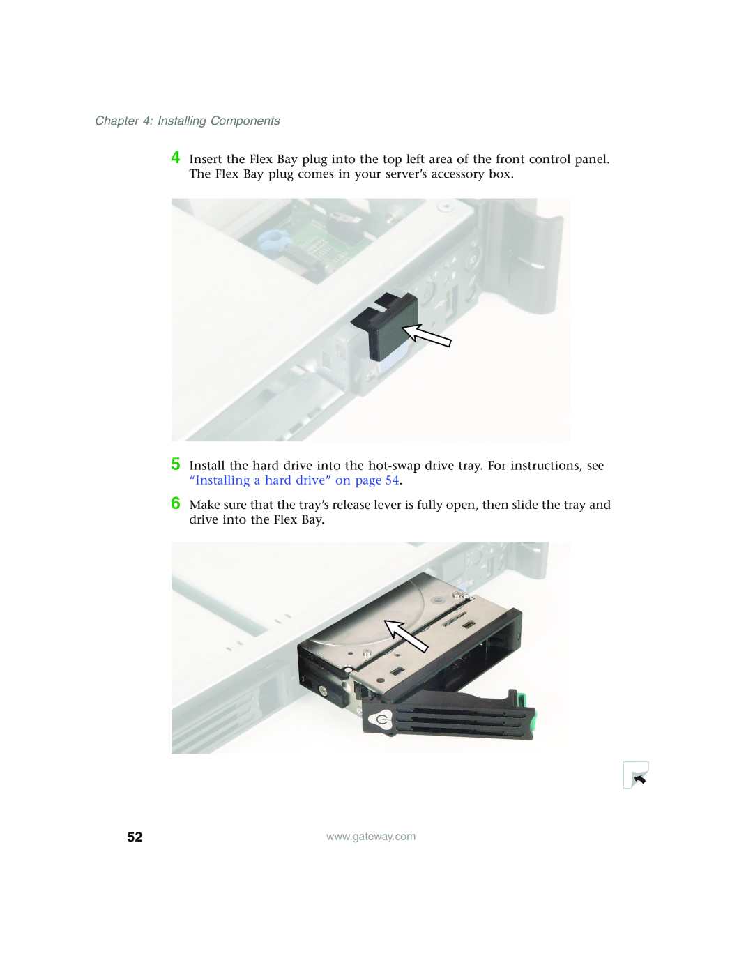 Gateway 955 manual Installing Components 