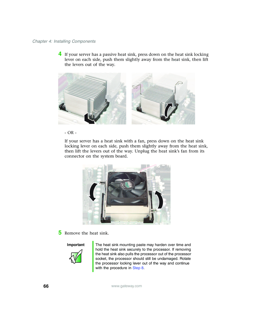 Gateway 960 manual Installing Components 