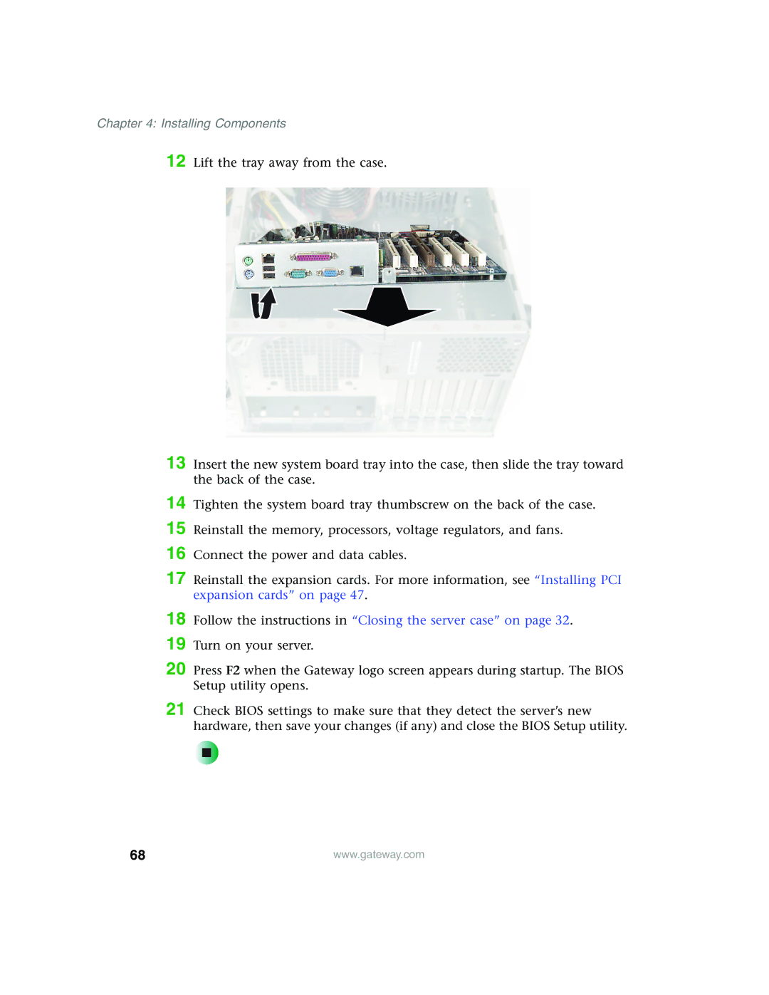 Gateway 980 manual Installing Components 