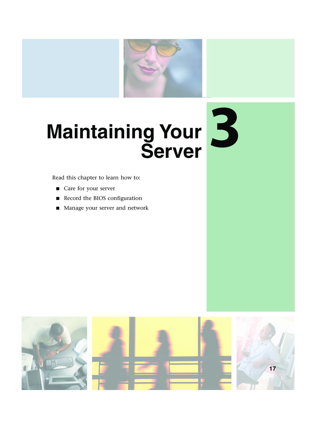 Gateway 980 manual MaintainingServerYour, Read this chapter to learn how to Care for your server 