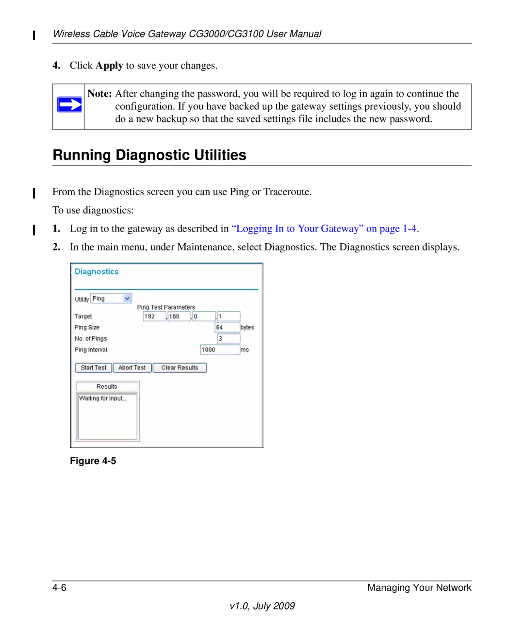 Gateway CG3100, CG3000 manual Running Diagnostic Utilities 