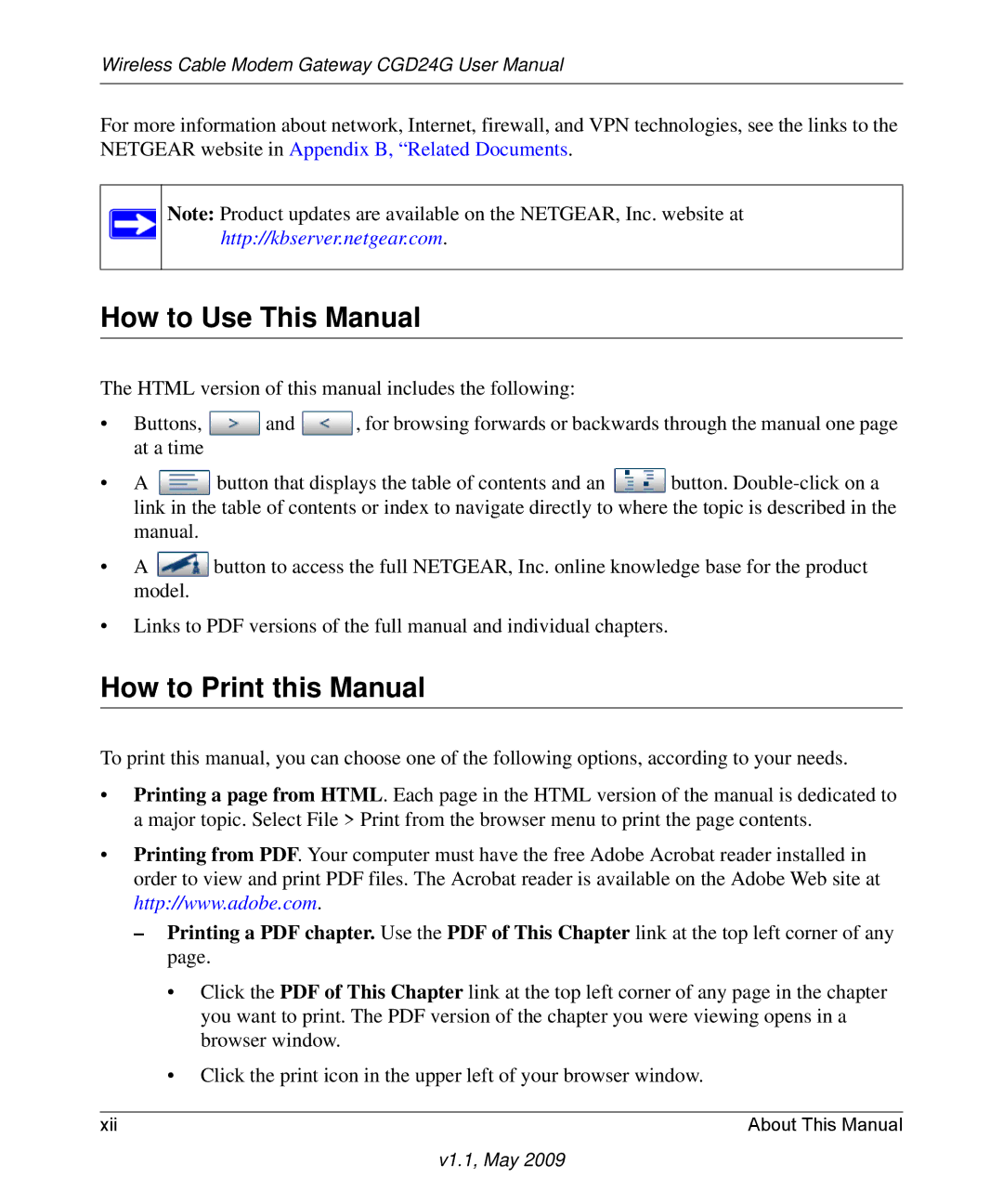 Gateway CGD24G user manual How to Use This Manual, How to Print this Manual 